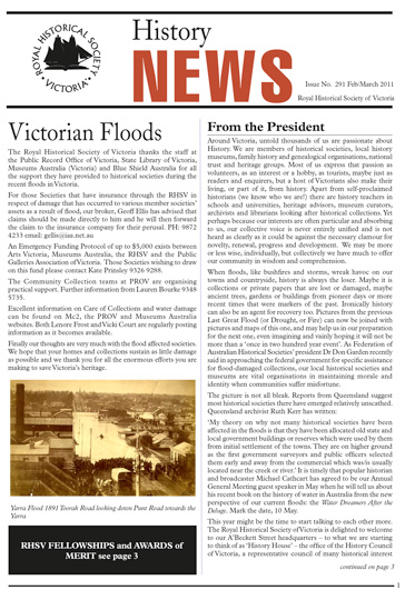 Front Cover of History News Issue 291
