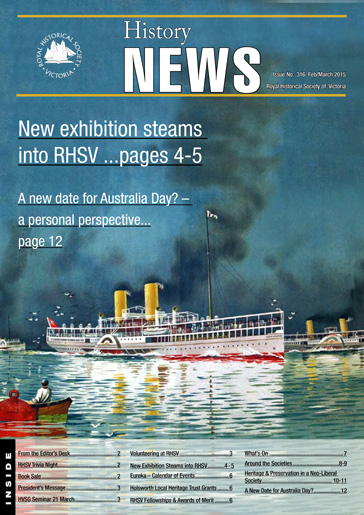 Front Cover of History News Issue 316