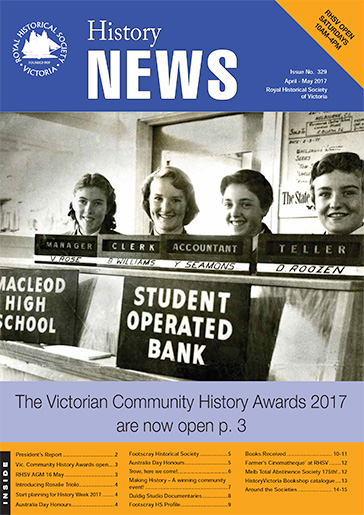 Front Cover of History News Issue 329