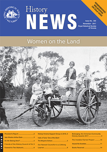Front Cover of History News Issue 333