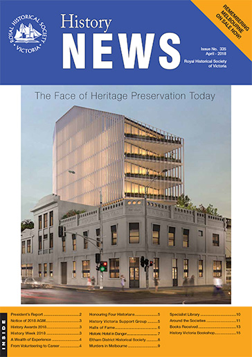 Front Cover of History News Issue 335