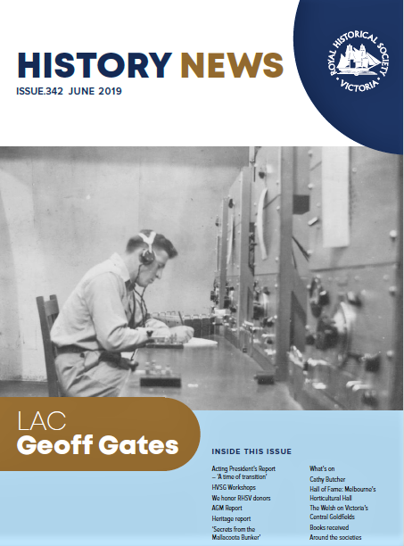 Front Cover of History News Issue 334