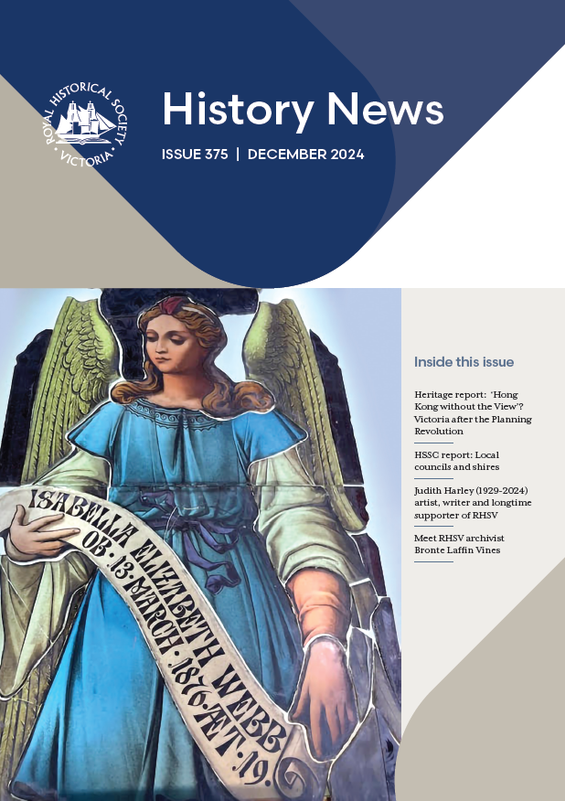 Front Cover of History News Issue 339